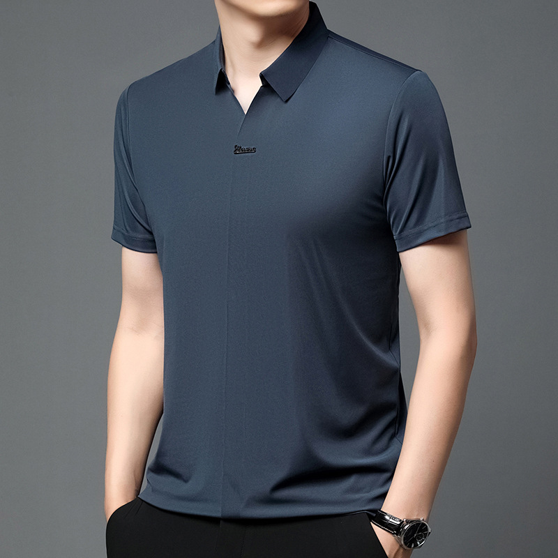 Casual T-shirt Solid Color Simple Comfortable Shirt