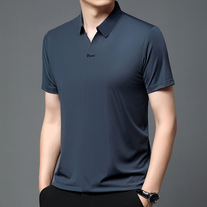 Casual T-shirt Solid Color Simple Comfortable Shirt