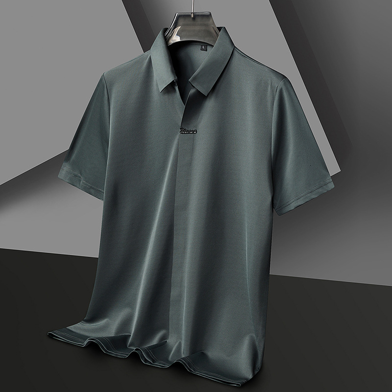 Casual T-shirt Solid Color Simple Comfortable Shirt